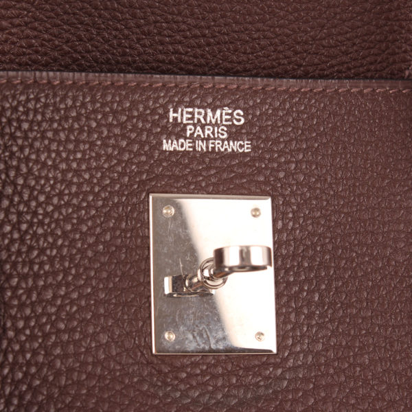Imagen de la marca del bolso hermès birkin 40 en piel togo marrón