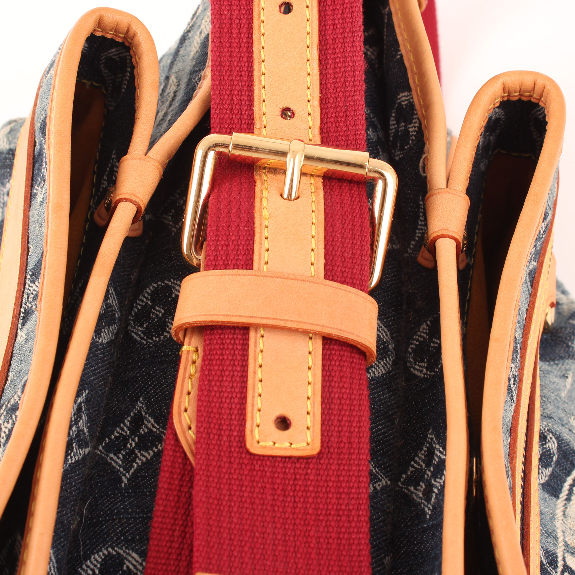 Louis Vuitton Bag Cruise Denim Strip Monogram Trunks & Bags