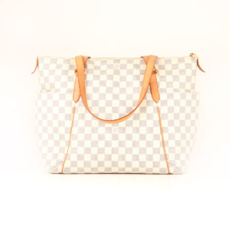 Front image of louis vuitton totally bag damier azur