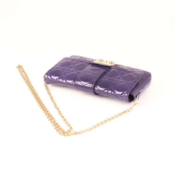 Imagen de la cadena del bolso dior promenade purple bag