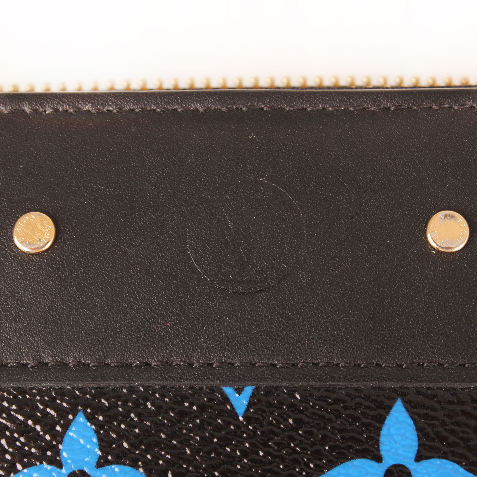 Louis Vuitton Wallet Zippy Lted. Edition Digital Blue Monogram I 
