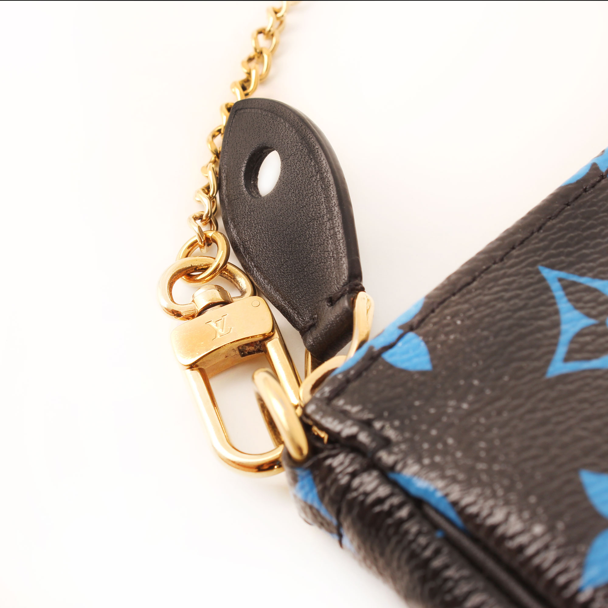Louis Vuitton Mini Pochette Digital Blue Monogram I CBL Bags