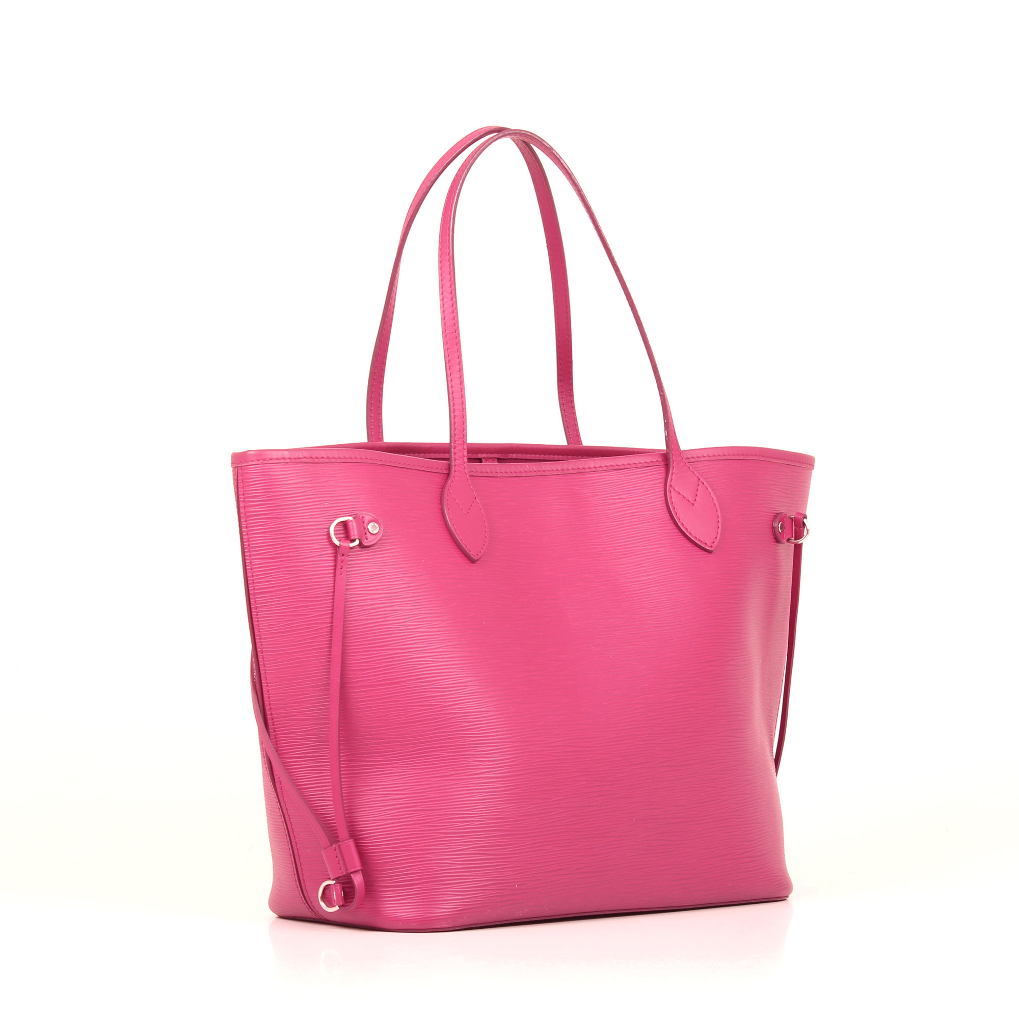 Louis Vuitton Neverfull MM Épi Leather Fuchsia Shoulder Bag I CBL Bags
