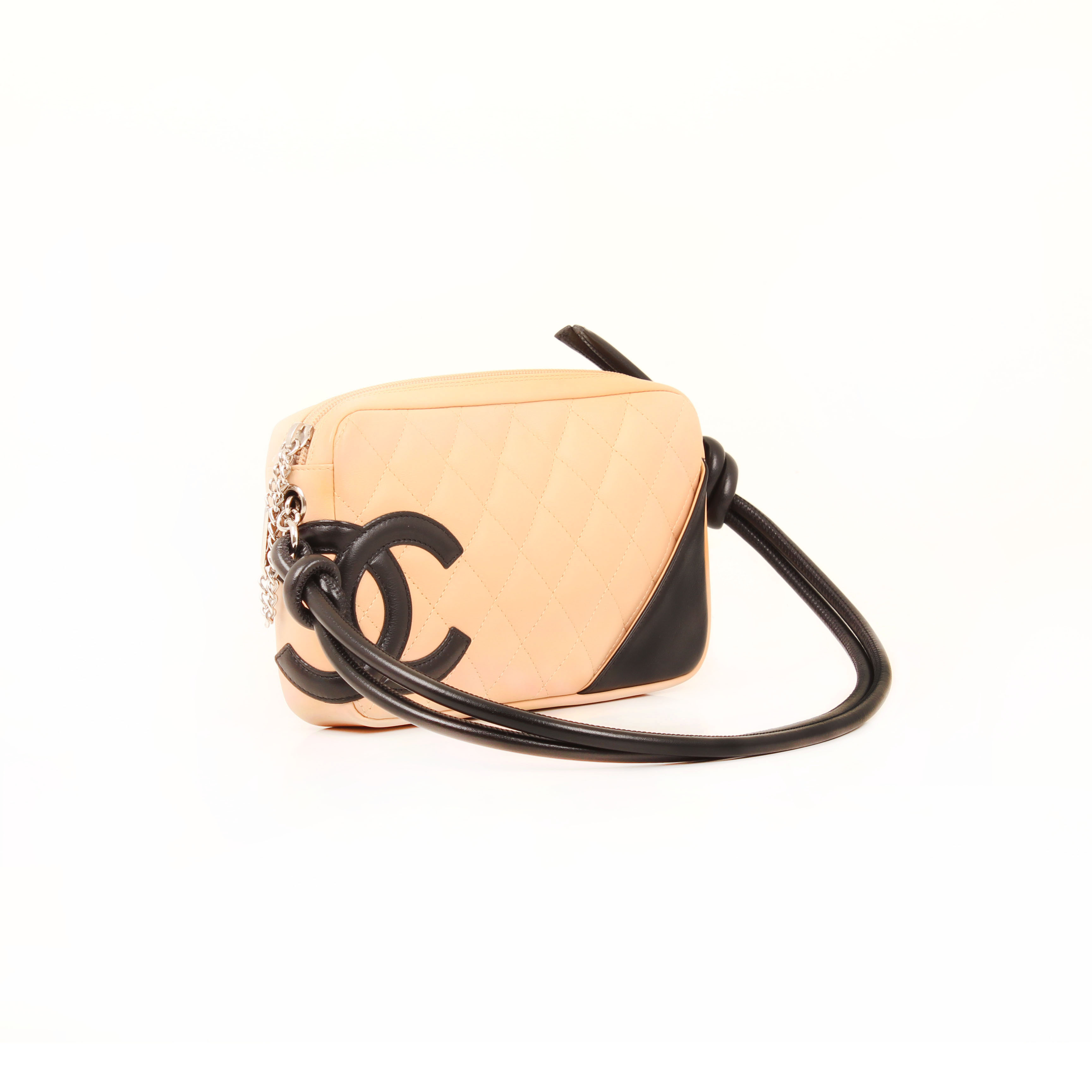 pochette chanel cambon quilted nude general