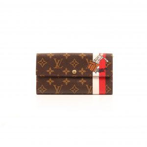 louis vuitton sarah groom wallet limited edition monogram front