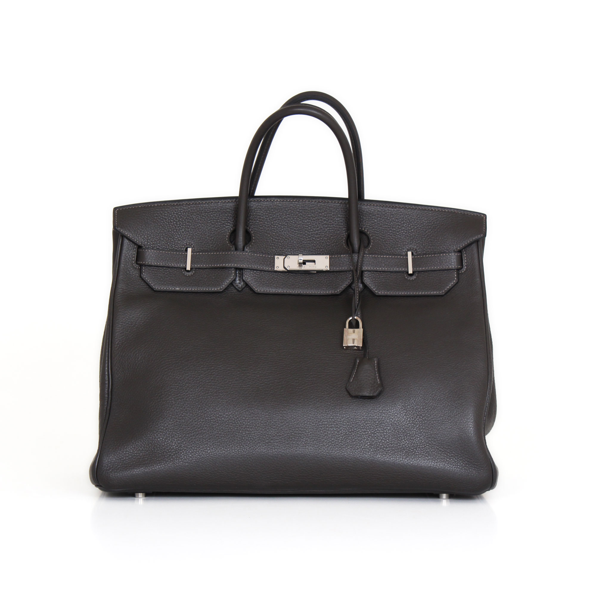 Hermès Bag Birkin 40 Plomb Togo Leather 