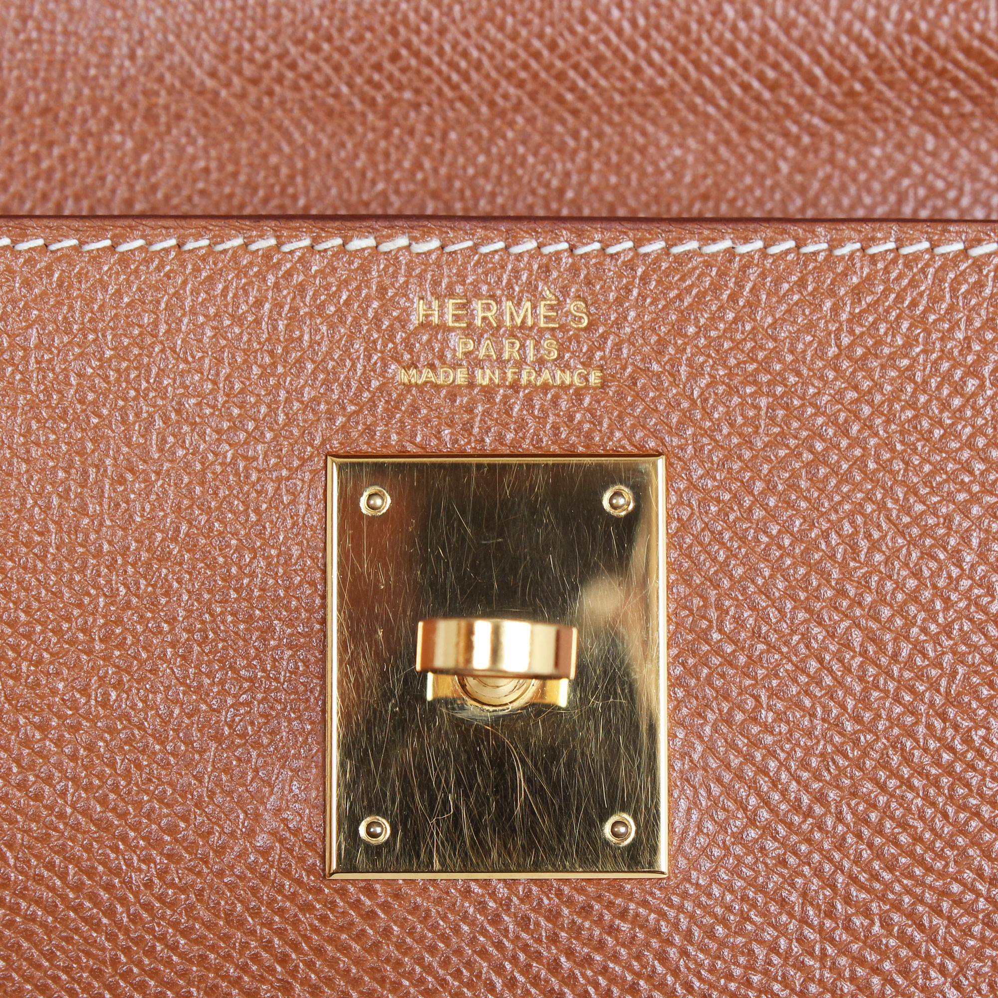 Hermes Kelly 32 Gold Epsom leather 